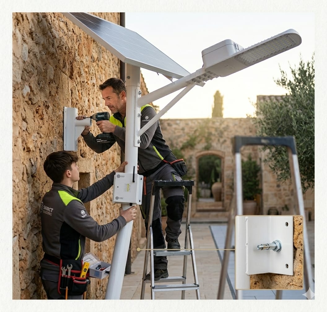 Le Lampadaire Solaire 12000W : La Solution d'Éclairage Professionnelle pour Vos Projets d'Envergure