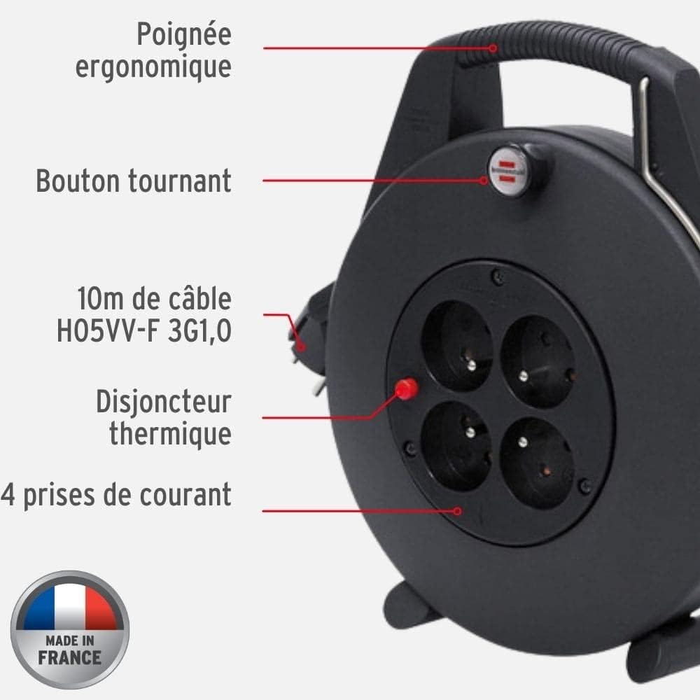 ⚡ Rallonge Protectrice Haute Sécurité – Protégez Vos Appareils Sans Acheter un Stabilisateur