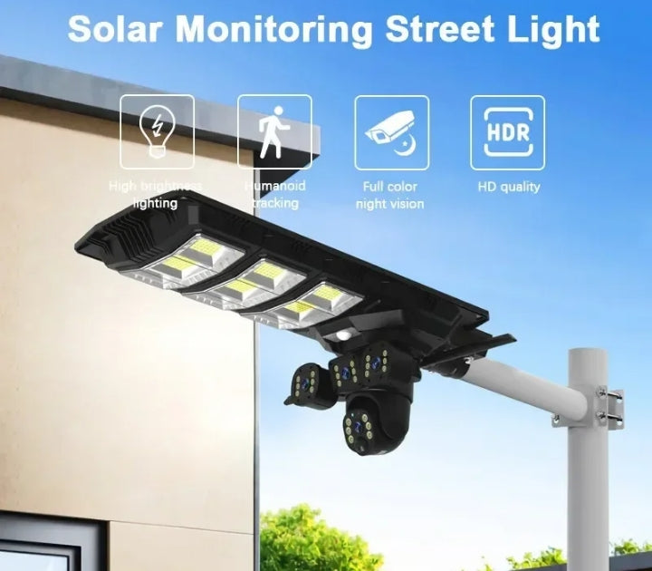👉 2 en 1 : éclairage puissant + système de surveillance professionnel = sécurité totale sans facture d’électricité