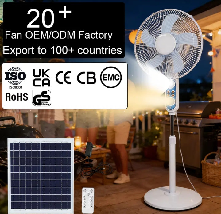 🔥 Plus jamais de chaleur même sans courant – Passez au ventilateur solaire maintenant !