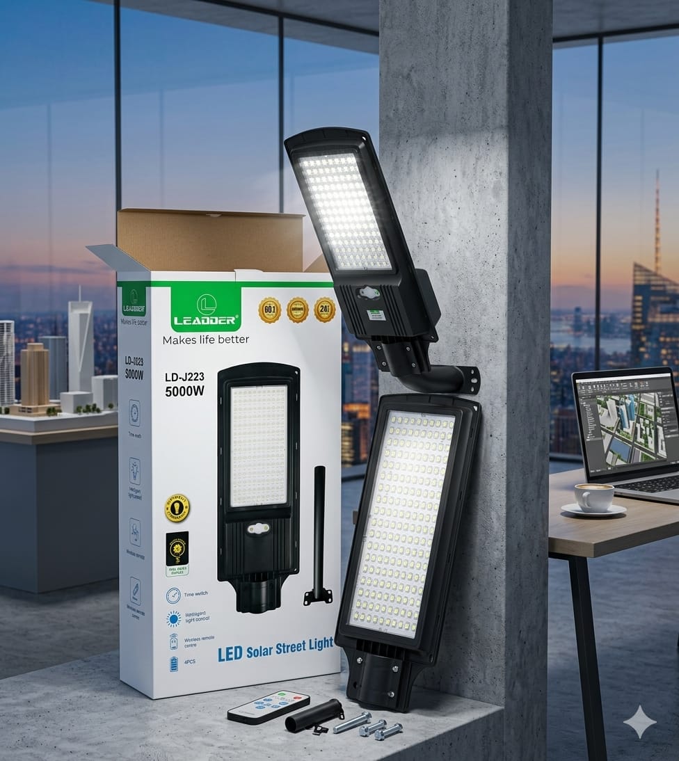 LE PUISSANT LAMPADAIRE SOLAIRE 5000 WATTS