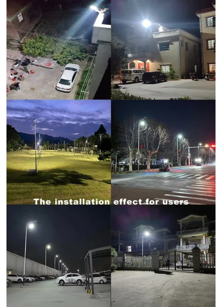 ☀️ LAMPADAIRE SOLAIRE 12000W — ÉCLAIREZ VOS ESPACES, SÉCURISEZ VOS PROJETS
